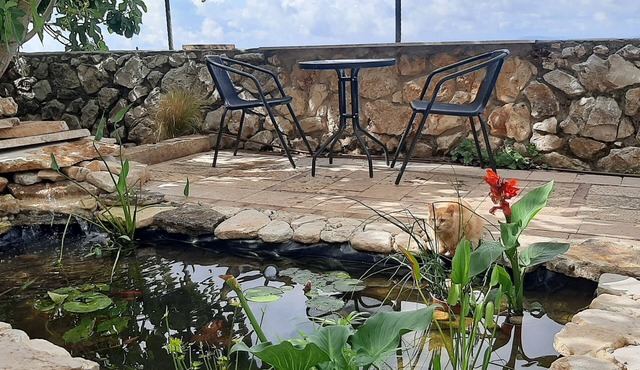 Garden apartment Galilee sea & mountains view, WiFi, BBQ, Air Conditioner 2 in Safed