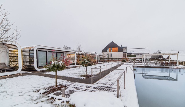 Glamping home Malerič with natural pool & Wellness in Dragatus
