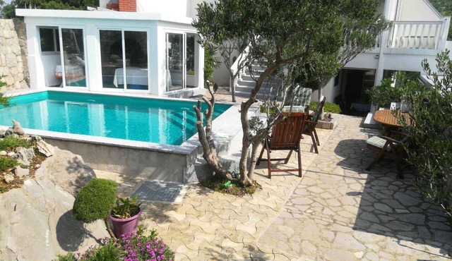 Holiday apartment with pool and barbecue facilities in Cesarica
