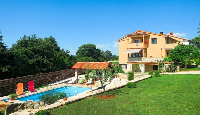 Lovely apartment for 3 guests with WIFI, A/C, pool, TV, terrace and pets allowed in Pazin