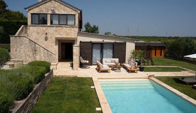 Luxury Villa Biograd with heated pool