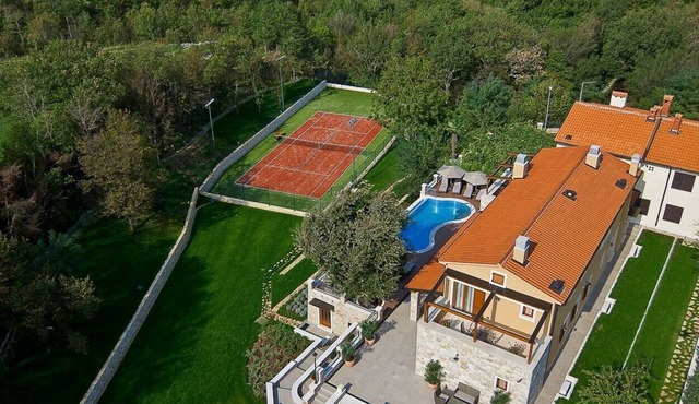 Luxury Villa Labin Palace I with private pool, tennis and golf court in Labin - Istria