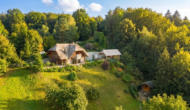 Mountain Chalet Podgorje with Pool, Slovenj Gradec, Slovenia in Slovenj Gradec