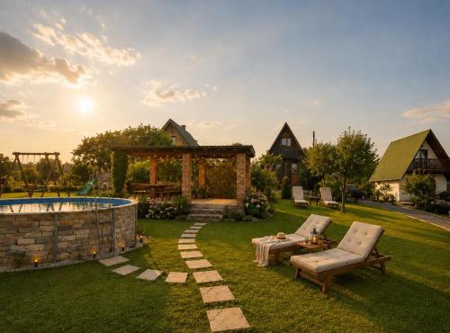 Mrežnička idila resort- private resort with swimming pool and hot tube near Mrežnica river