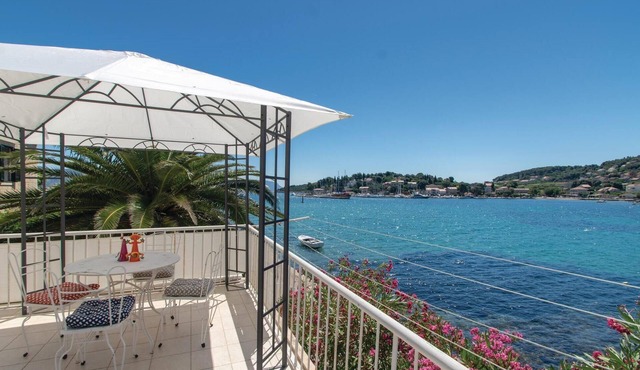 Nice home in Lumbarda with house sea view
