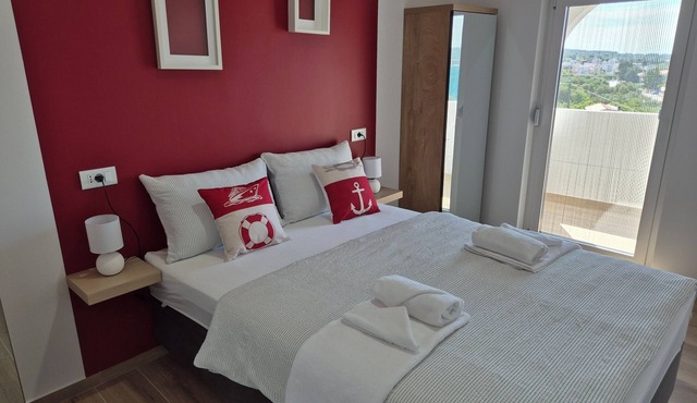 One bedroom apartment with balcony and sea view Sveti Petar, Biograd (A-25850-d) in Sveti Petar na Moru