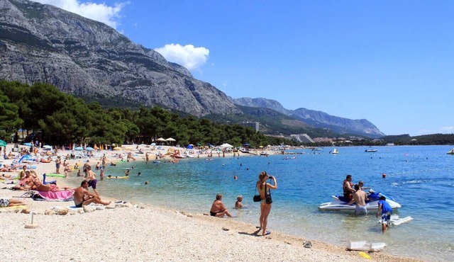 One bedroom apartment with balcony and sea view Makarska (A-6850-a) in Makarska