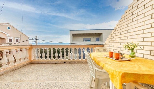 One bedroom apartment with terrace and sea view Kožino, Zadar (A-5749-c)