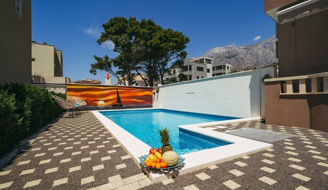 One bedroom apartment with balcony Promajna, Makarska (A-20882-d)