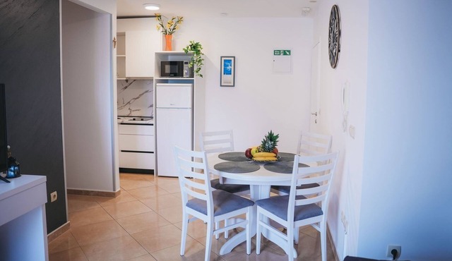 One bedroom apartment with balcony and sea view Promajna, Makarska (A-21101-a)