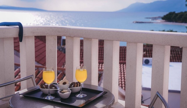 One bedroom apartment with balcony and sea view Promajna, Makarska (A-21101-c)