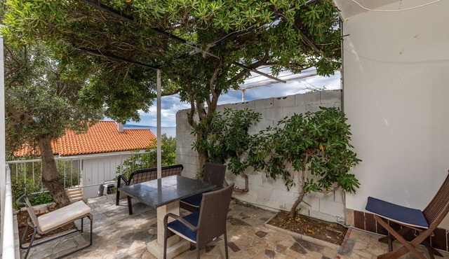 One bedroom apartment with terrace and sea view Brela, Makarska (A-22910-a)