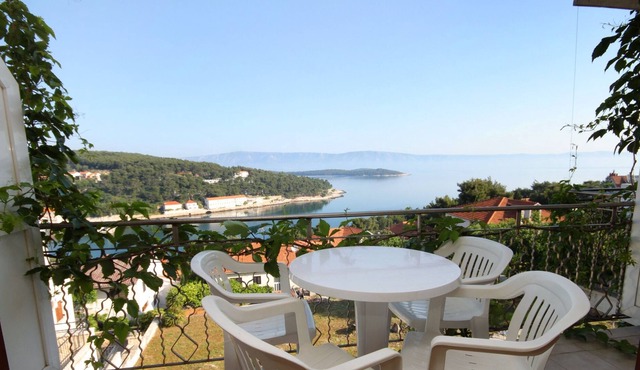 One bedroom apartment with balcony and sea view Jelsa, Hvar (A-8765-f) in Jelsa