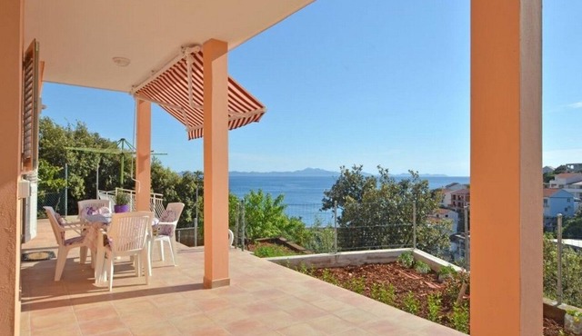 One bedroom apartment with terrace and sea view Zavalatica, Korčula (A-11216-c) in Cara