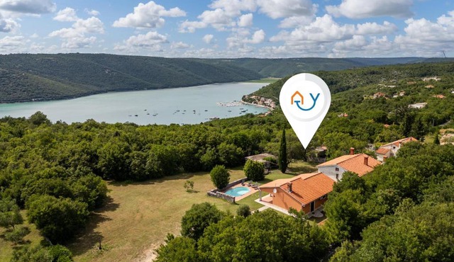 Pool House in Greenery near Trget - Happy Rentals in Labin