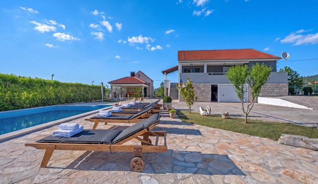 Pool Villa Marija, Šibenik, Croatia in Šibenik