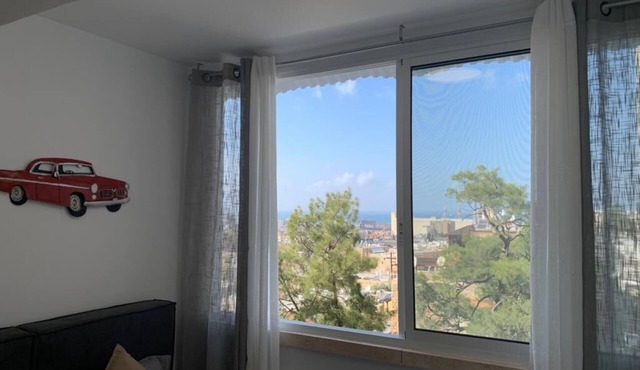 Private 5 Star Bed&SEA View in CityCentre-NTFLX★ room 21 in Haifa