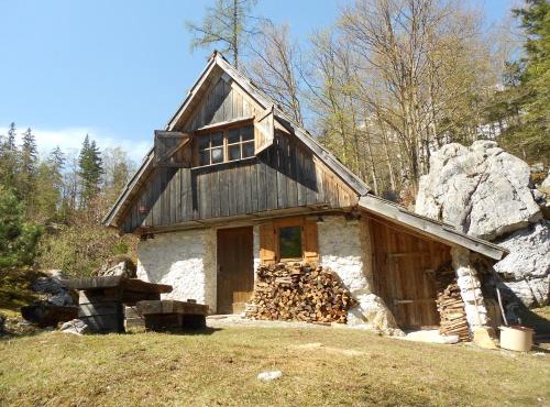 Private mountain cottage in Trenta with hot tub in Trenta