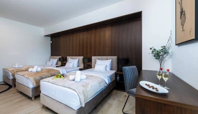 Relax in Style: Comfort Room with Private Jacuzzi at Resort Stribor