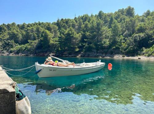 Renovated stone villa on the island Rava, Zadar in Mala Rava
