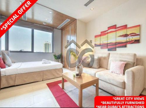 Restful studio Apartment in Dubai Sports City in Dubai