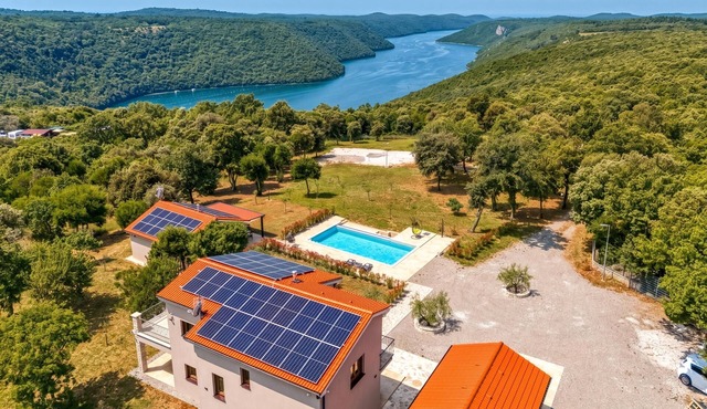 Secluded Pool Villa Tanja/w Sea View, Marasi, Croatia in Marasi