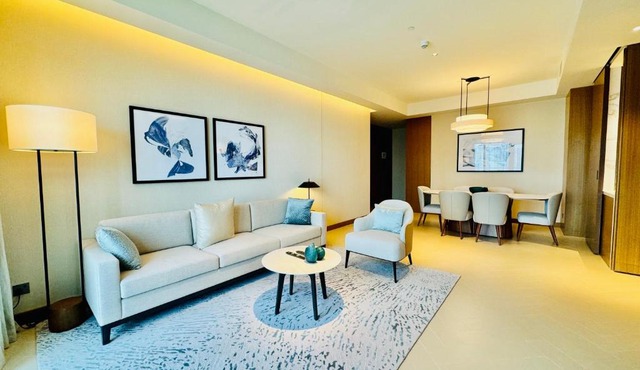 Skyline Retreat 3 Bedroom at Address Opera I Burj Khalifa & Fountain Views in Dubai