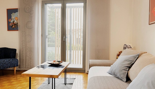 Spacious Apartment with Terrace Near Sandy Beach