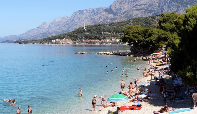 Studio flat with balcony and sea view Podgora, Makarska (AS-18920-a)