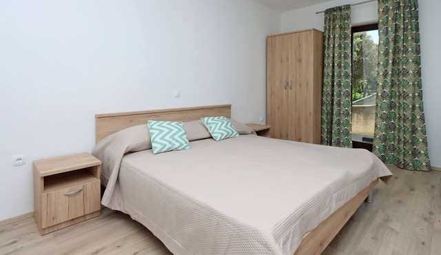 Studio flat with balcony and sea view Mandre, Pag (AS-3084-b) in Kolan
