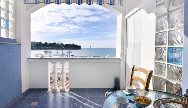 Studio flat with terrace and sea view Savudrija, Umag (AS-20295-a)