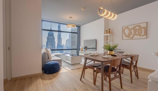 Stunning Burj Khalifa & Downtown Views - Elegant 1BR in The Iconic Index Tower in Dubai