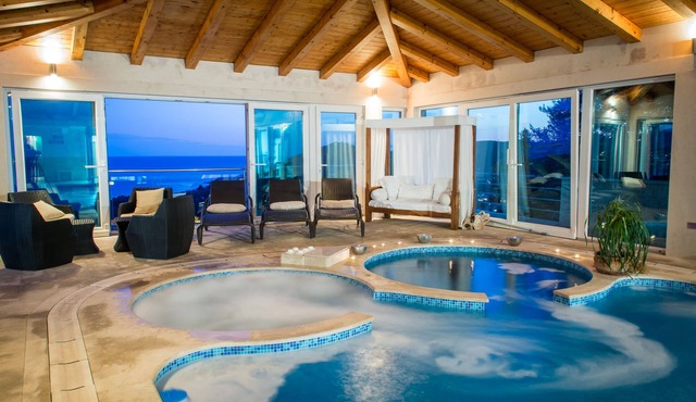 Stunning Villa Residence Lantoni with big indoor heated pool in Mlini, Dubrovnik
