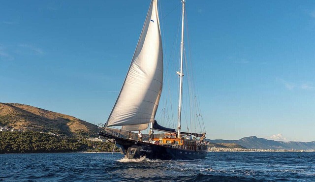 Sun-kissed Sailing Adventure in Split-Dalmatia, Croatia in Trogir