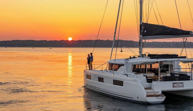 Sun-kissed Sailing Adventure in Split-Dalmatia, Croatia in Trogir