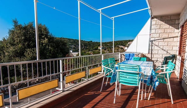 Three bedroom apartment with terrace and sea view Kanica, Rogoznica (A-1101-a)
