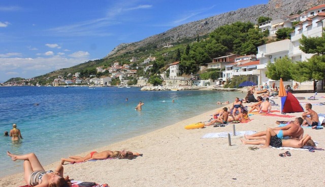 Three bedroom apartment with terrace and sea view Sumpetar, Omiš (A-2965-b) in Jesenice