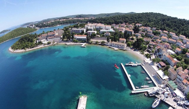 Three bedroom apartment with balcony and sea view Korčula (A-21883-a)