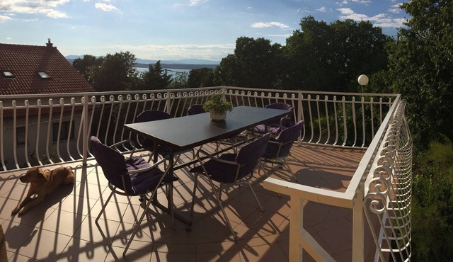 Three bedroom apartment with terrace and sea view Dramalj, Crikvenica (A-5576-b)