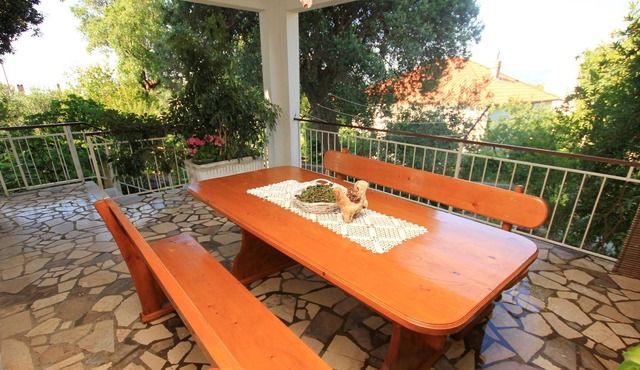 Three bedroom apartment with terrace Orebić, Pelješac (A-10171-a)