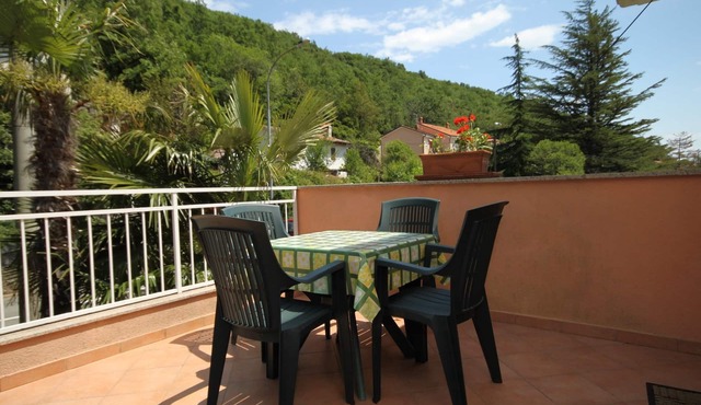 Two bedroom apartment with terrace Mošćenička Draga, Opatija (A-2327-c)