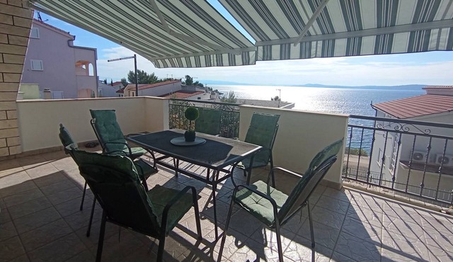 Two bedroom apartment with terrace and sea view Bušinci, Čiovo (A-25960-a) in Okrug Gornji