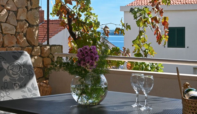 Two bedroom apartment with terrace Seget Vranjica, Trogir (A-10438-a)