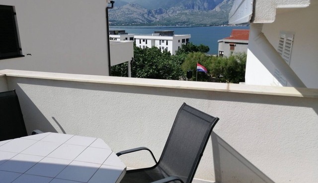 Two bedroom apartment with terrace and sea view Vinjerac, Zadar (A-22585-b) in Posedarje
