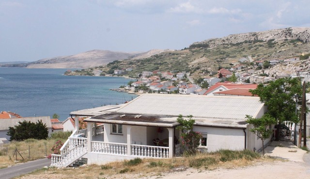 Two bedroom apartment with terrace and sea view Metajna, Pag (A-6426-d) in Zubovići