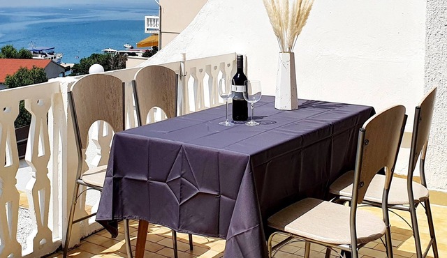 Two bedroom apartment with terrace and sea view Metajna, Pag (A-6423-b) in Zubovici