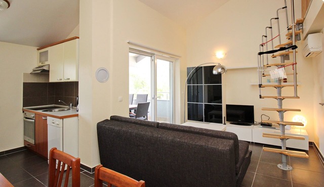 Two bedroom apartment with terrace Baška, Krk (A-24147-b)