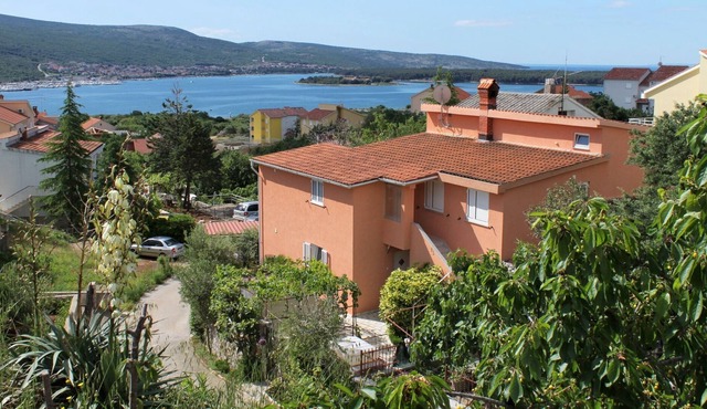 Two bedroom apartment with terrace and sea view Kornić, Krk (A-5418-a)