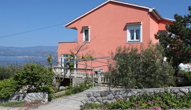 Two bedroom apartment with terrace and sea view Vrbnik, Krk (A-429-a)