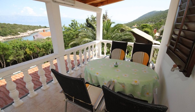 Two bedroom apartment with terrace and sea view Cove Zarace (Gdinj), Hvar (A-4597-d) in Gdinj